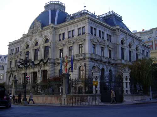Parliament building of the Principality of Asturies in Oviedo, Spain free photo
