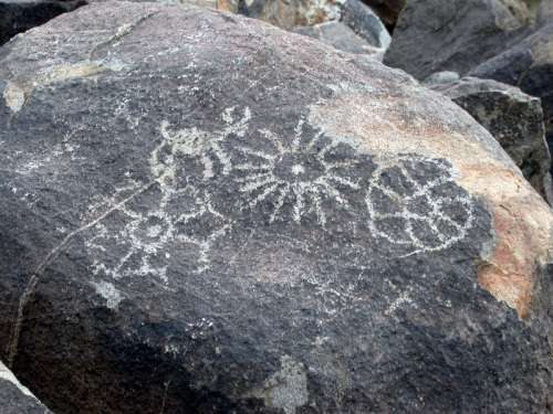 Petroglyph a Saguaro National Park, Arizona free photo