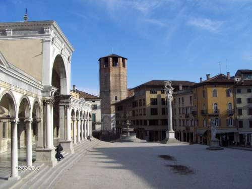 Piazza della Libertà and the Loggia di San Giovanni in Udine, Italy free photo