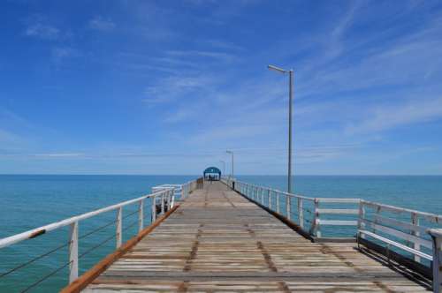 Pier Walkway in Adelaide, Southern Australia free photo