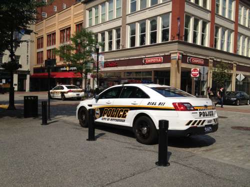 Pittsburgh Bureau of Police vehicles in Pennsylvania free photo