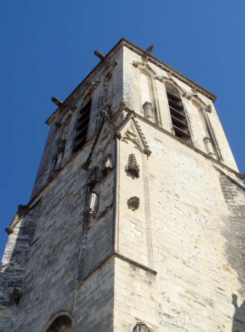 Remains of iconoclasm, Eglise Saint-Sauveur, La Rochelle in France free photo