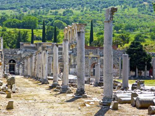 Roman Ruins in Turkey free photo