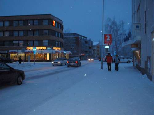 Rovaniemi in January 2004 in Finland free photo