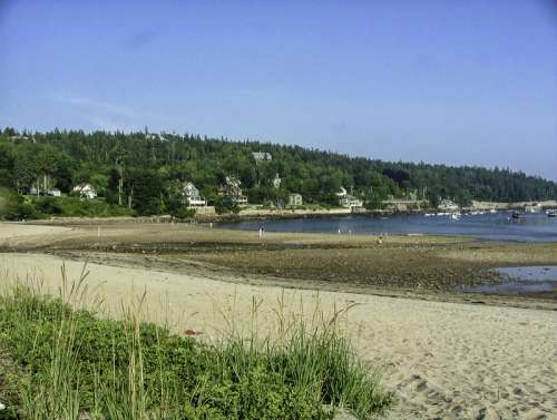 Seal Harbor landscape in Acadia National Park, Maine free photo