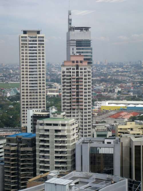 Skyscrapers and Architecture in the Philippines in Manila free photo