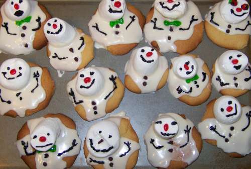 Snowman Holiday Cookies free photo