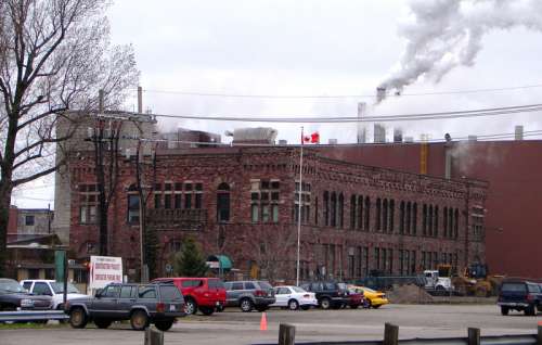 St. Mary's Paper, now closed in Sault Ste. Marie, Ontario, Canada free photo