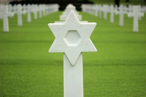 Star of David Gravestone memorial free photo