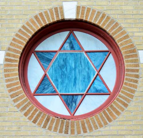 Star of David Window Art free photo