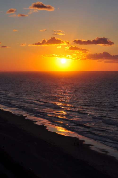 Sunset at Myrtle Beach, South Carolina free photo