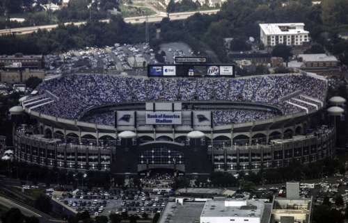 The Bank of America Stadium in Charlotte, North Carolina free photo