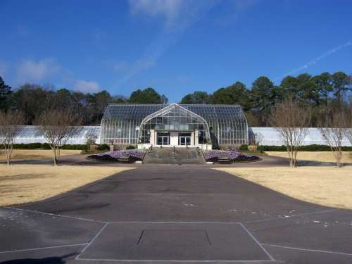 The Conservatory during winter in Birmingham, Alabama free photo