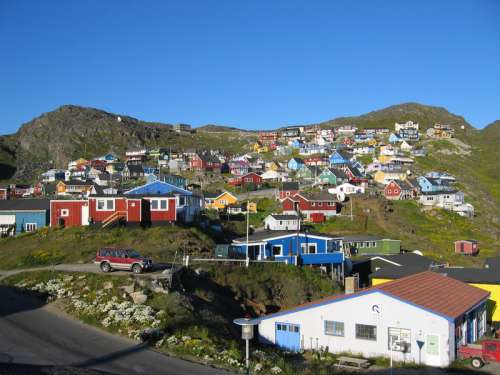 Town of Qaqortoq, Greenland free photo