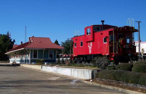 Train Caboose in Defuniak Springs, Florida free photo