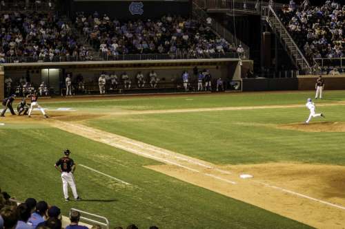 UNC men's baseball field in UNC, Chapel Hill, North Carolina free photo
