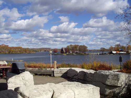 View of Lake Ramsey from Science North in Ontario, Canada free photo