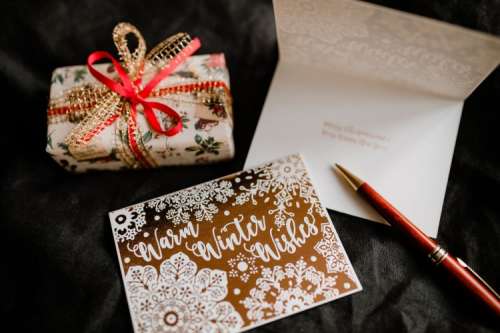 Christmas wishes card