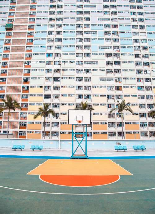 Colored Basket Playground
