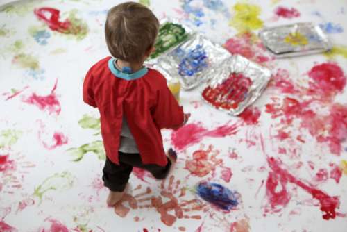 Kids Foot-Hand Painting