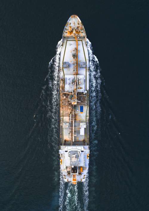 Boat Aerial View