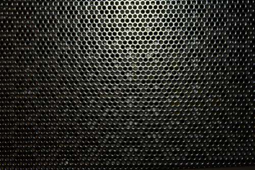 Black Metal with Holes Texture