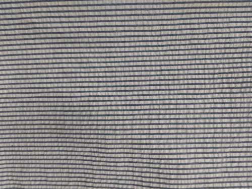 Blue and White Striped Fabric Texture