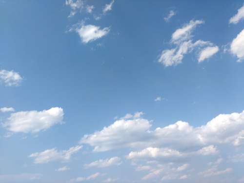 Blue Sky with Clouds Texture