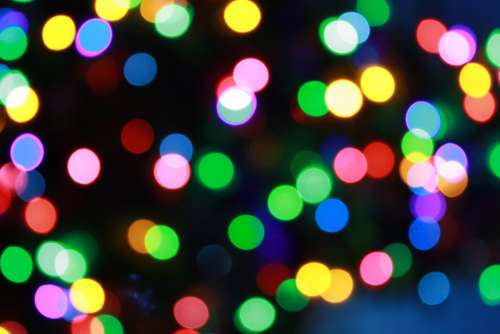 Blurred Christmas Lights
