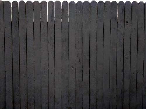 Charcoal Gray Painted Fence Texture