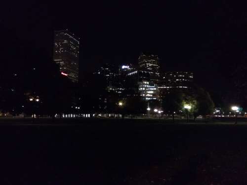 City Buildings at Night