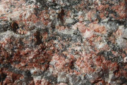 Closeup Granite Texture – Mica, Quartz, and Feldspar