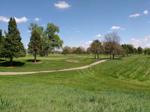 Golf Course in Spring