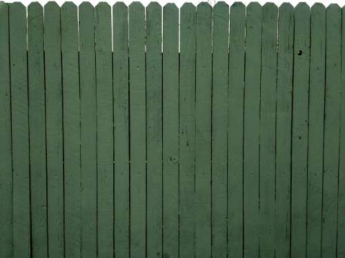 Green Painted Fence Texture