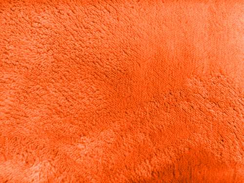 Plush Orange Bathmat Texture