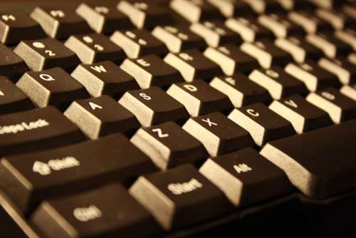QWERTY Keyboard Closeup