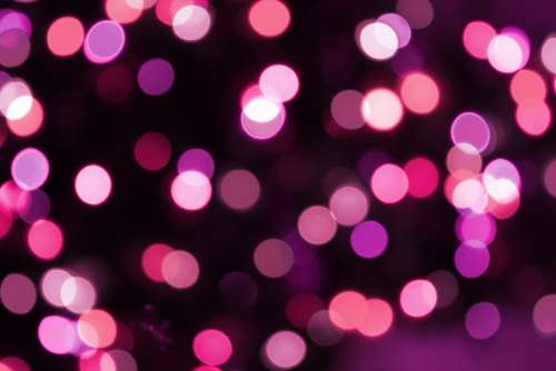 Soft Focus Pink Christmas Lights Texture