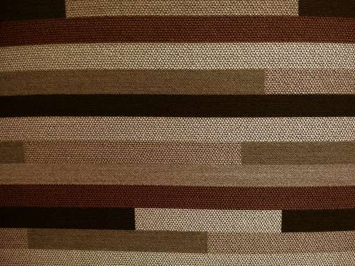 Striped Brown Upholstery Fabric Texture