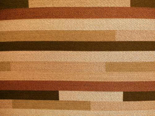 Striped Rust Orange Upholstery Fabric Texture