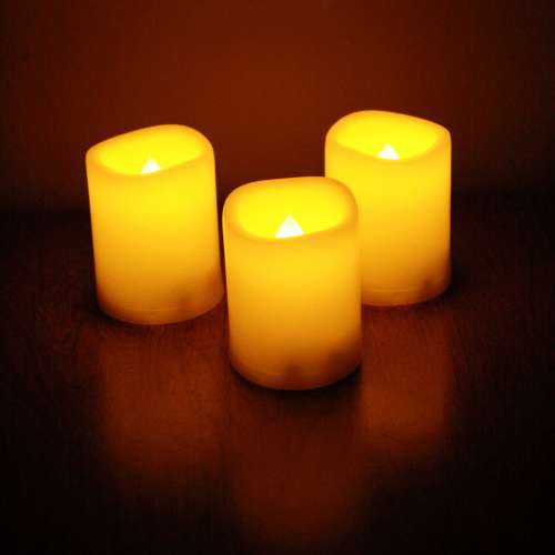 Three Yellow Candles