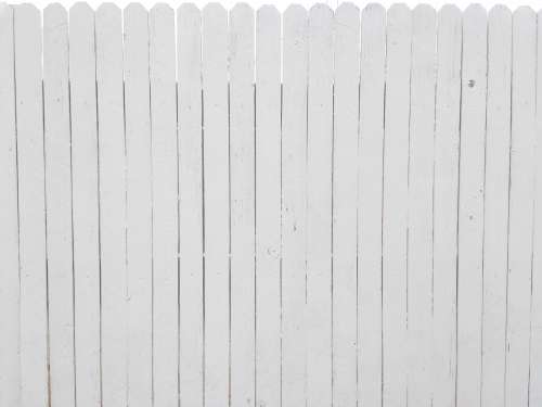White Painted Fence Texture
