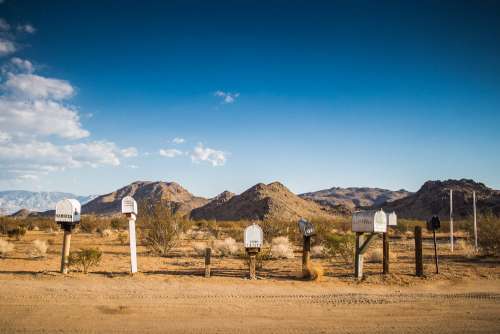 Mail Boxes On The Way To Grand Canyon