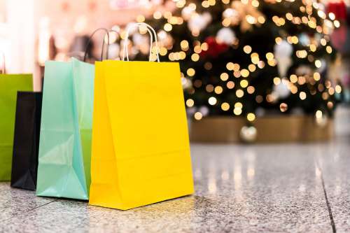 Christmas Shopping Bags