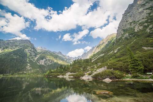 Clear Lake in High Tatras, Slovakia