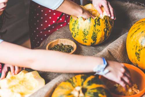 Family Time: Preparing and Carving Halloween Pumpkins