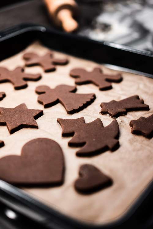 Baking Gingerbread Biscuits