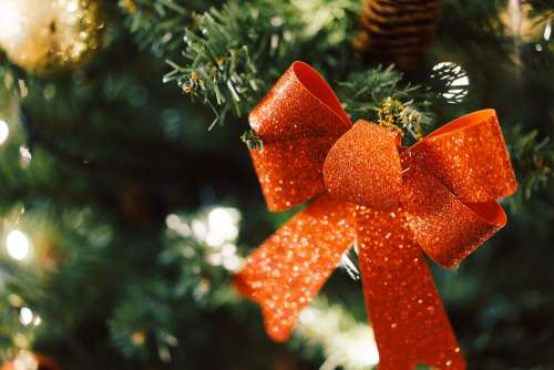 Glittering Christmas Tree Decoration