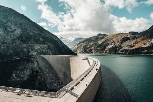 Kölnbrein Dam in Austria