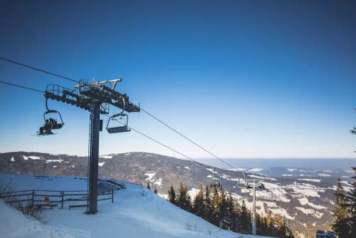 Mountain Top: Ski Lift