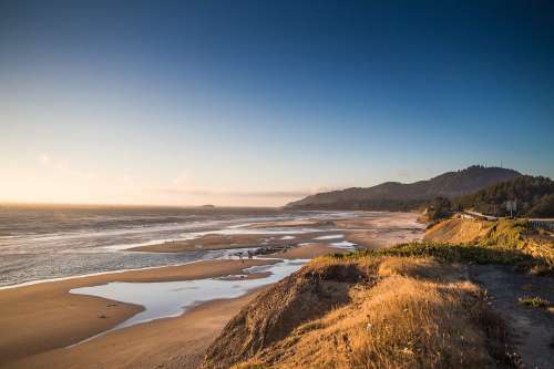 Ocean Coastline in Oregon